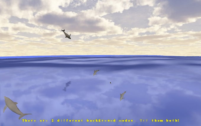 Desktop Dolphins 3D Screen Saver Desktop Dolphins 3D Screen Saver