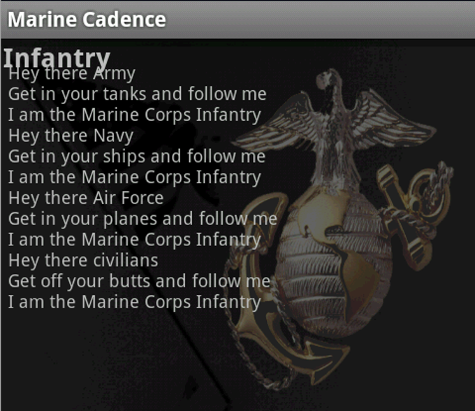 Marine Corps Cadence for Android ダウンロード