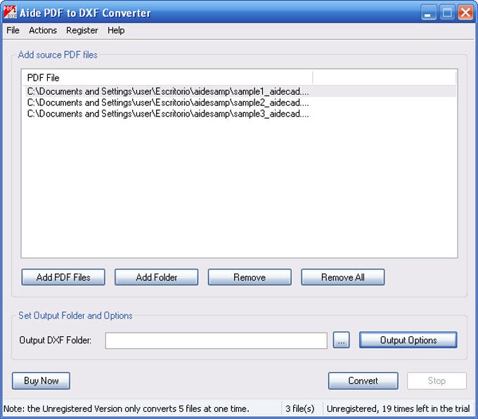 Aide pdf to dxf converter как пользоваться