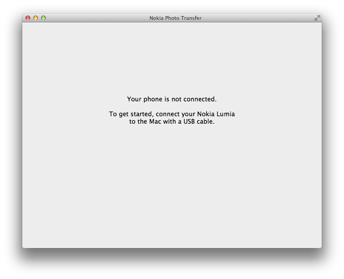 nokia photo transfer mac