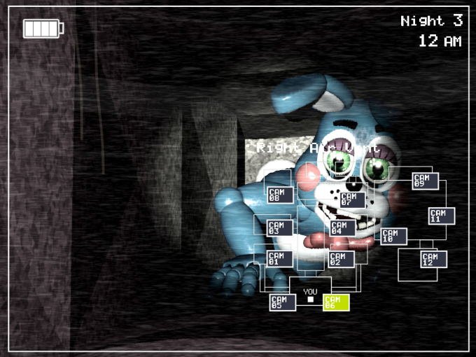 Five Nights At Freddy's 2 Demo Gameplay Part 1: Night 1 And THE