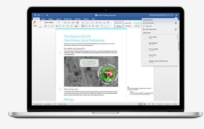 Microsoft Word 2016 Microsoft Word 2016