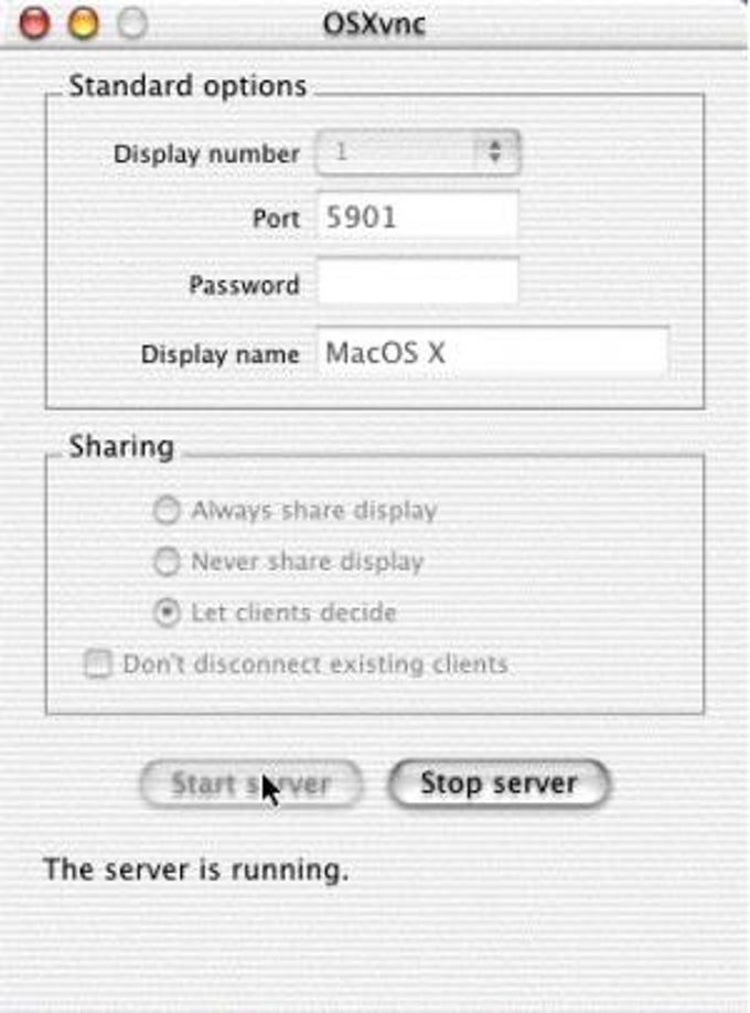 OSXvnc OSXvnc