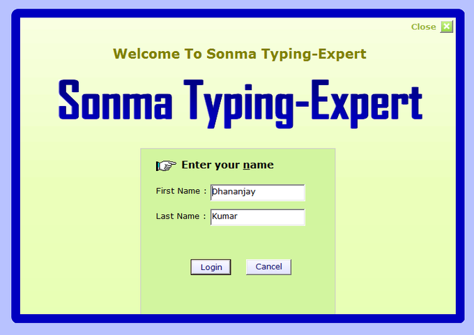 Sonma Typing-Expert Sonma Typing-Expert