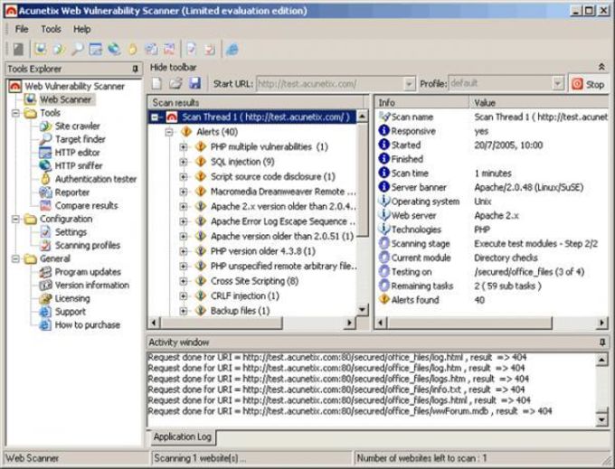 Free download acunetix web vulnerability scanner full version