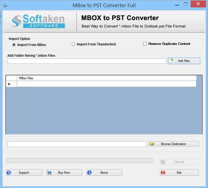 MBOX to PST for Thunderbird to Outlook MBOX to PST for Thunderbird to Outlook