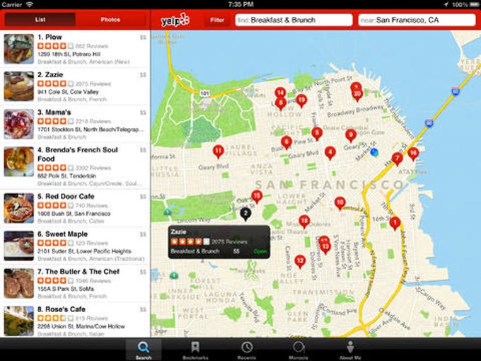 Yelp Food Delivery Services