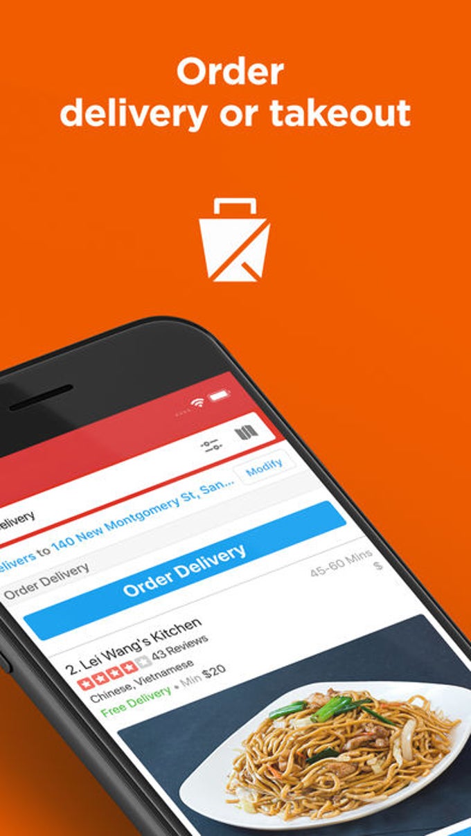 Yelp Food Delivery Services