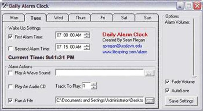 Daily Alarm Clock Daily Alarm Clock