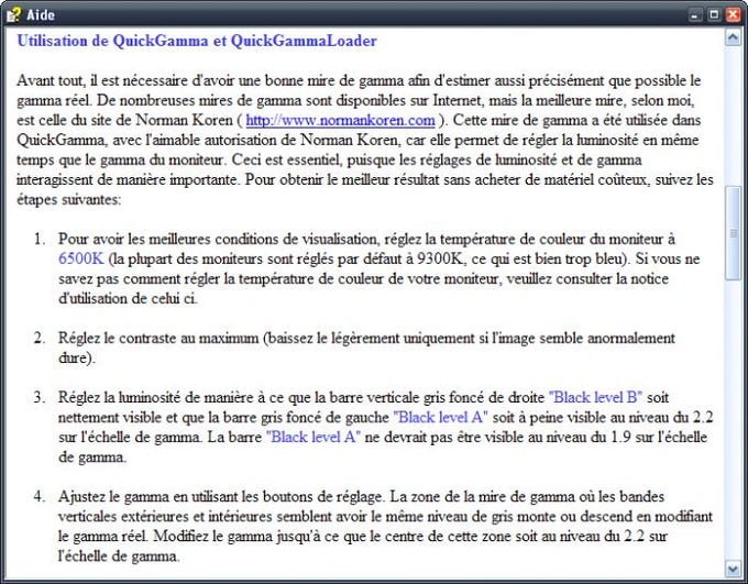 QuickGamma QuickGamma
