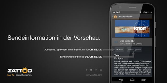 Zattoo - TV Streaming App