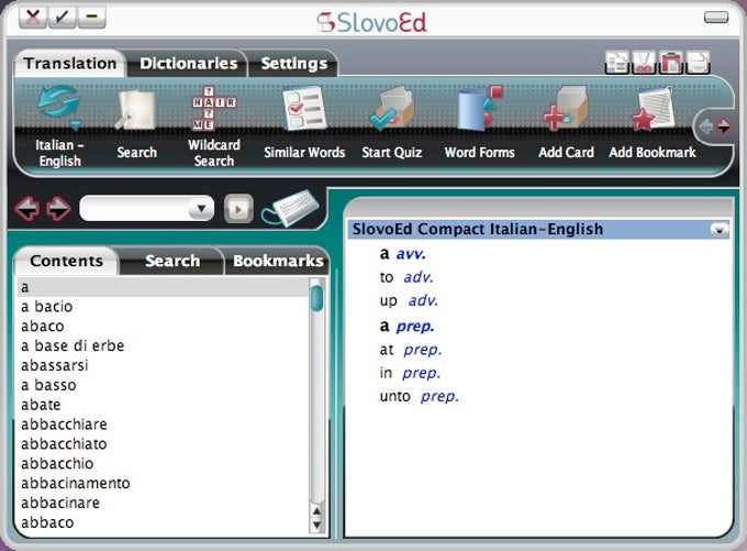 Diccionario parlante SlovoEd Compact inglés-italiano Diccionario parlante SlovoEd Compact inglés-italiano