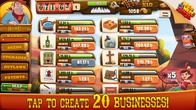 Wild West Saga: Idle Tycoon Wild West Saga: Idle Tycoon