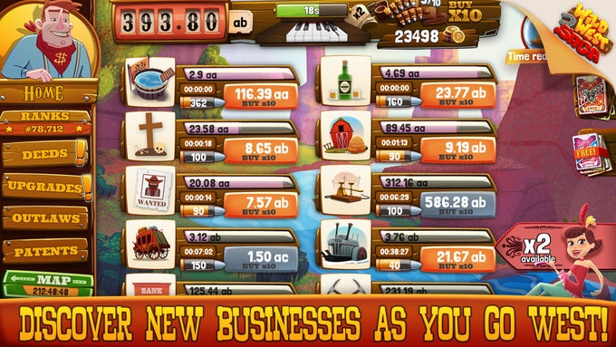 Wild West Saga: Idle Tycoon Wild West Saga: Idle Tycoon