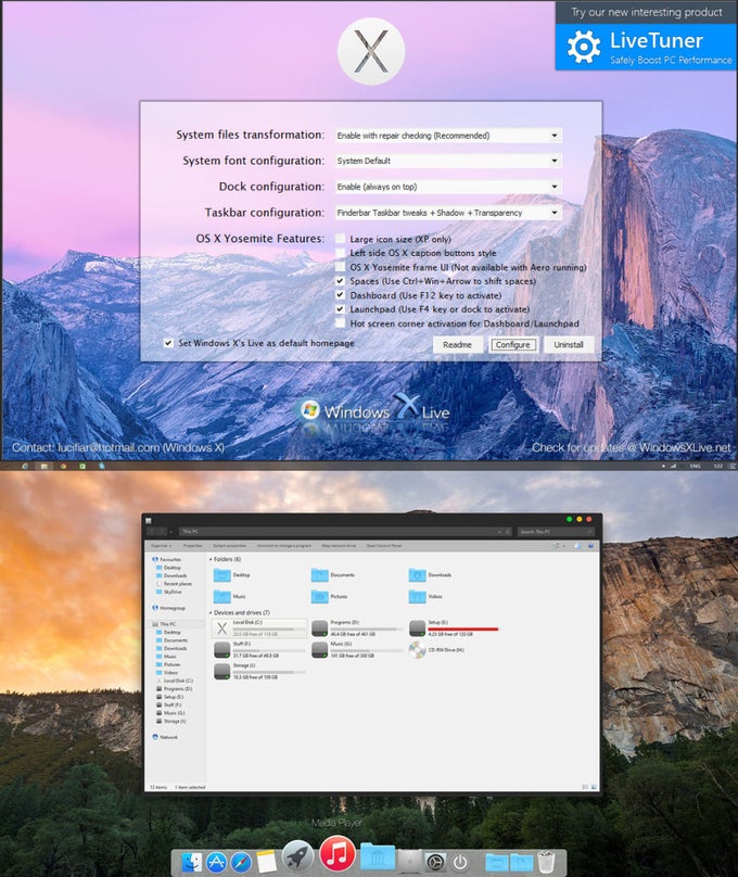Yosemite Transformation/UX Pack Yosemite Transformation/UX Pack