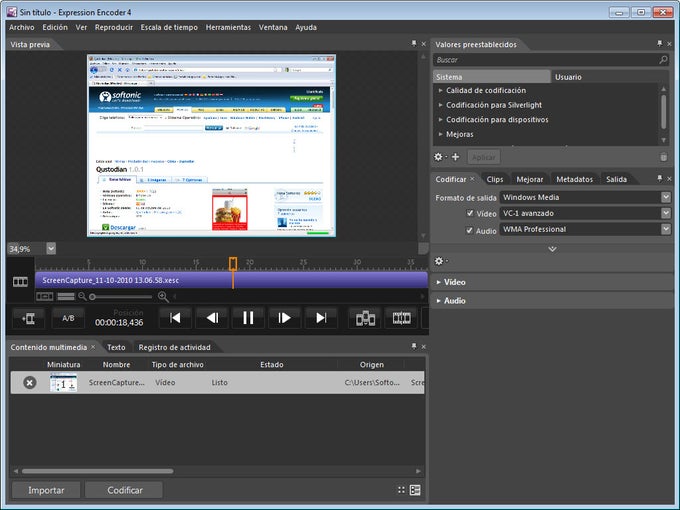 Microsoft Expression Encoder Microsoft Expression Encoder