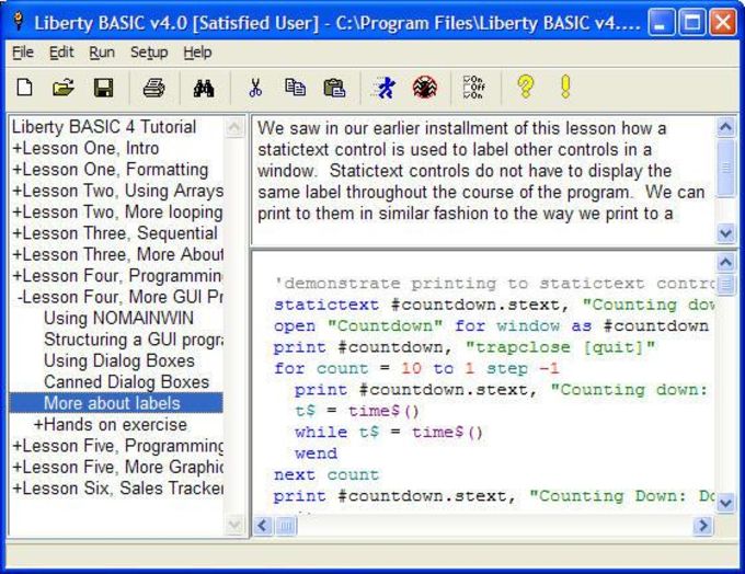 liberty basic software wrapper