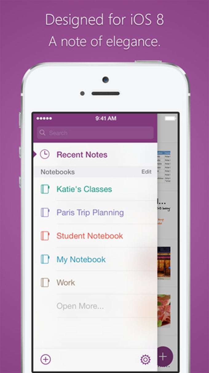Microsoft OneNote for iPhone Microsoft OneNote for iPhone