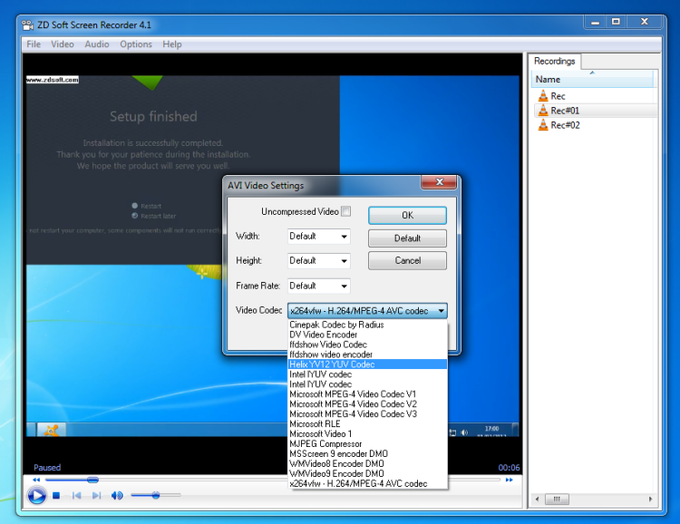 ZD Soft Screen Recorder ZD Soft Screen Recorder