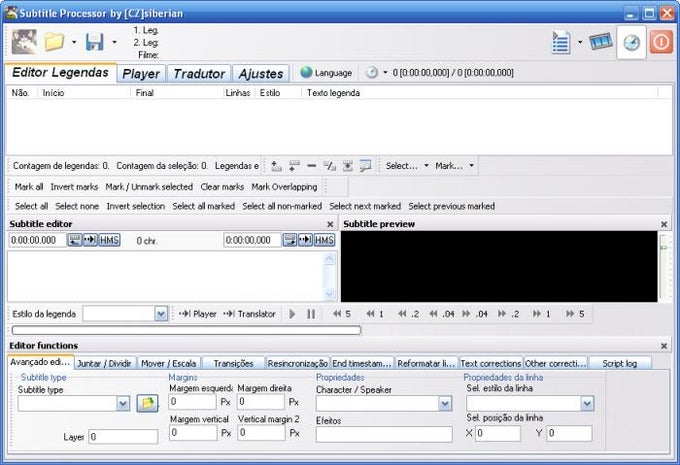 Subtitle Processor em português