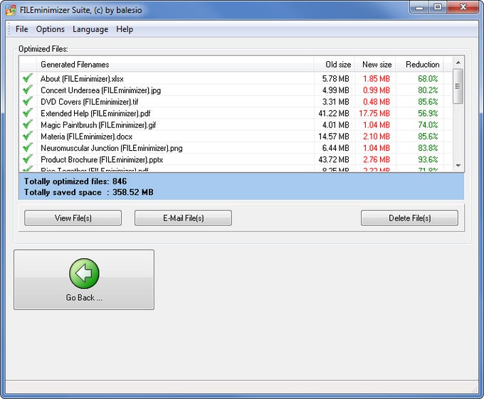 FILEminimizer Suite FILEminimizer Suite