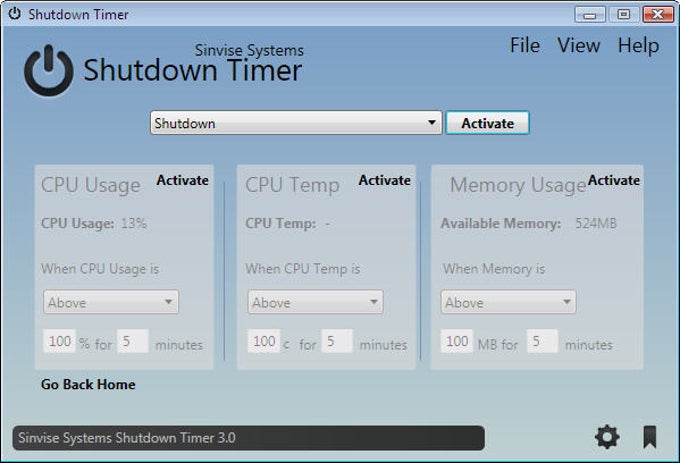 Sinvise Shutdown Timer Sinvise Shutdown Timer