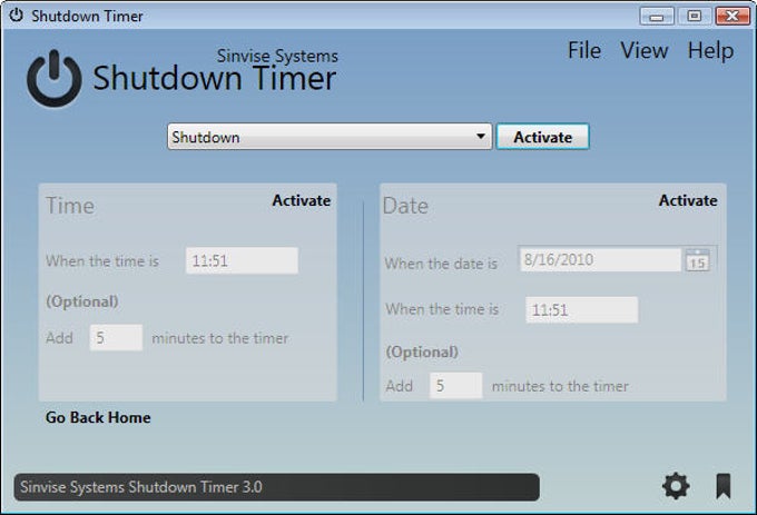 Sinvise Shutdown Timer Sinvise Shutdown Timer