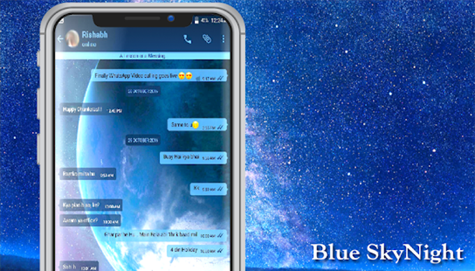 GB WA Warna Biru Terbaru APK untuk Android - Unduh