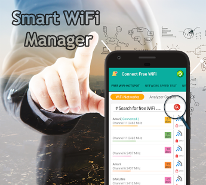 Free WiFi Connect Internet Connection Find Hotspot Free WiFi Connect Internet Connection Find Hotspot