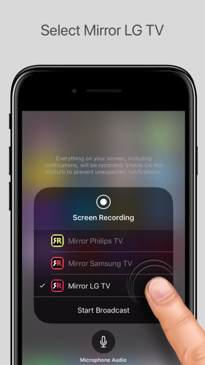 mirror for lg tv streamer pq mobile app