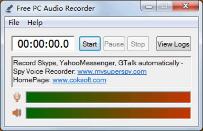 Free Pc Audio Recorder Download