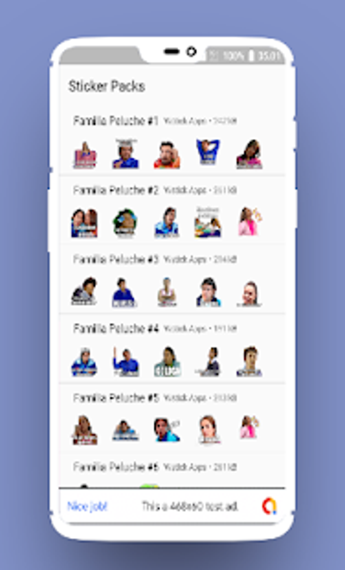 Stickers de la Familia Peluche Para WhatsApp para Android - Descargar