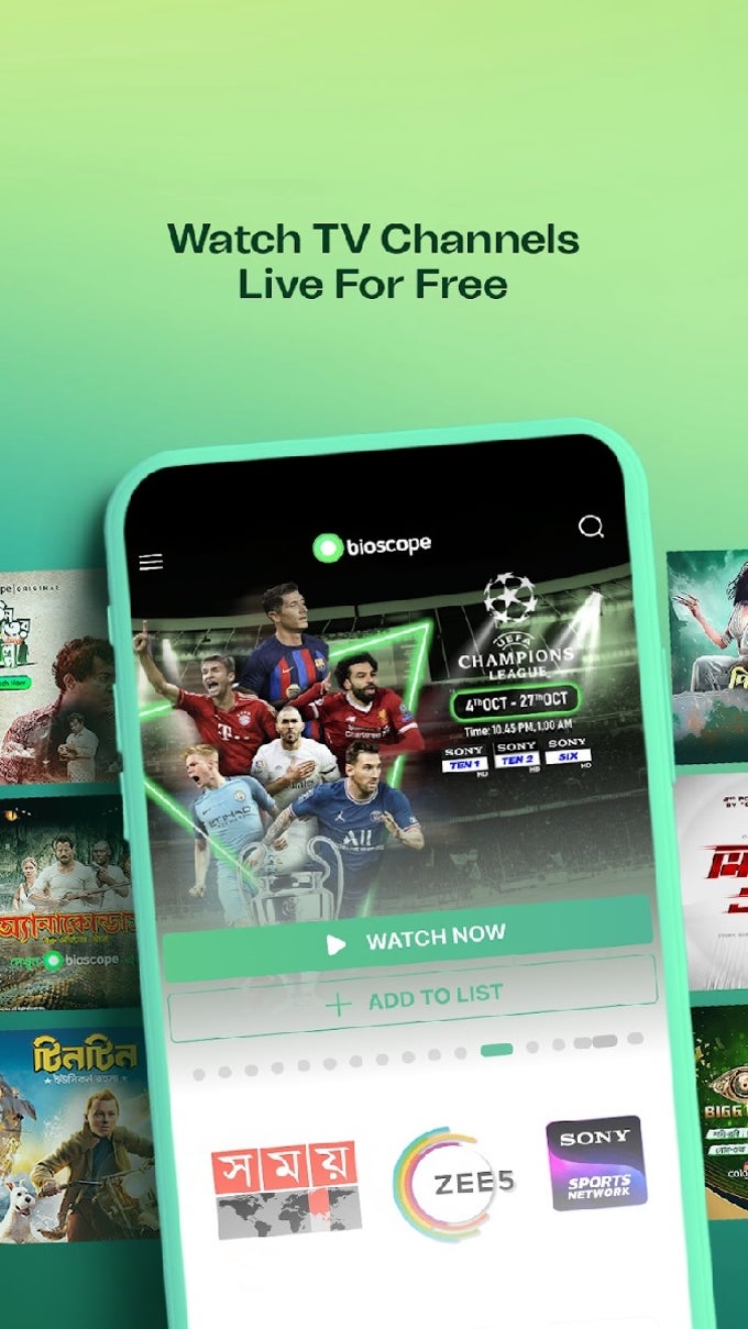 Watch live tv best sale on mobile for free