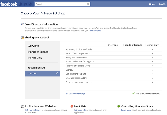 Facebook Facebook