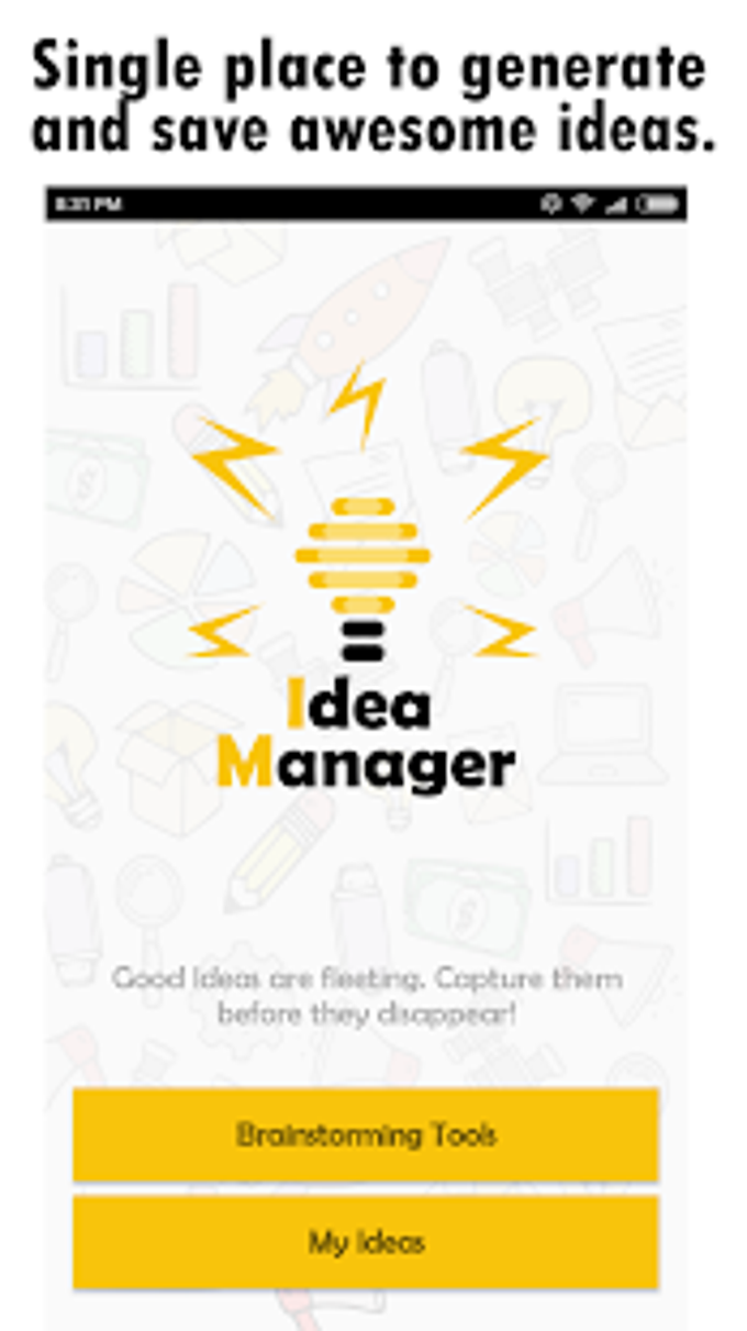 Idea Manager Your Brainstorming Buddy Idea Manager Your Brainstorming Buddy