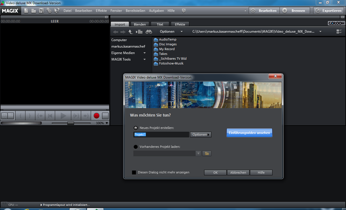 MAGIX Video deluxe 2015 MAGIX Video deluxe 2015