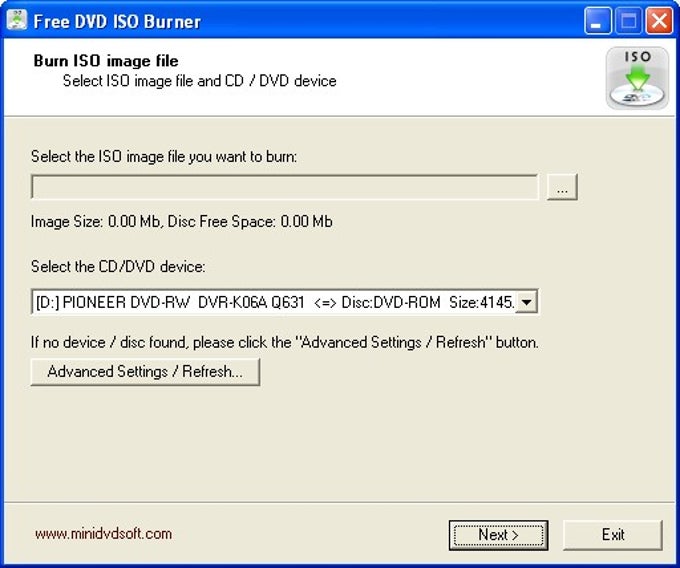Free DVD ISO Burner Descargar