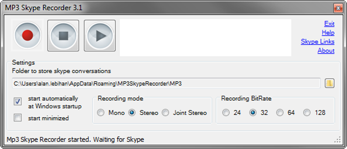 MP3 Skype Recorder MP3 Skype Recorder