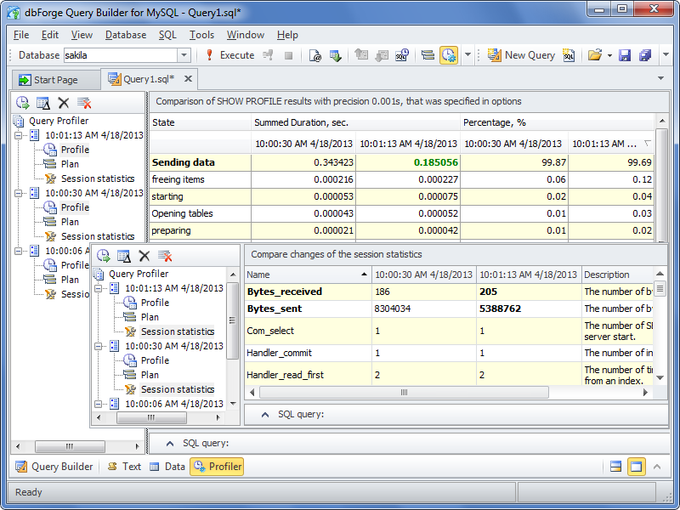dbForge Query Builder for MySQL dbForge Query Builder for MySQL
