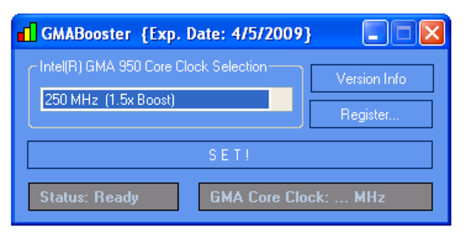 integrated intel® graphics media accelerator 950 ( gma 950 ) opengl 3.1