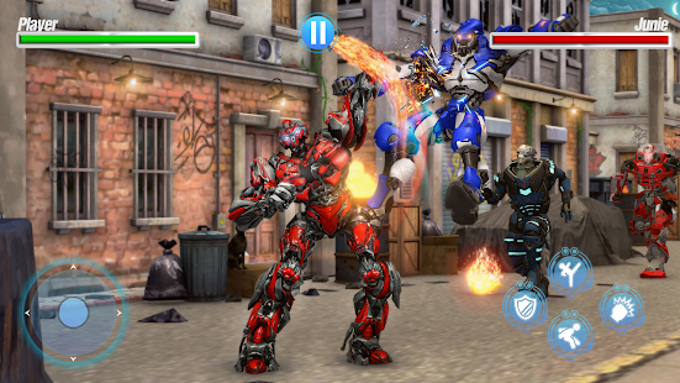 Robot Fight Street Brawl Champions Robot Fighting