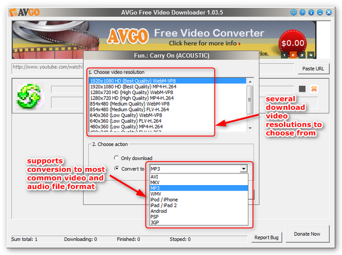 AVGO Free Video Downloader AVGO Free Video Downloader