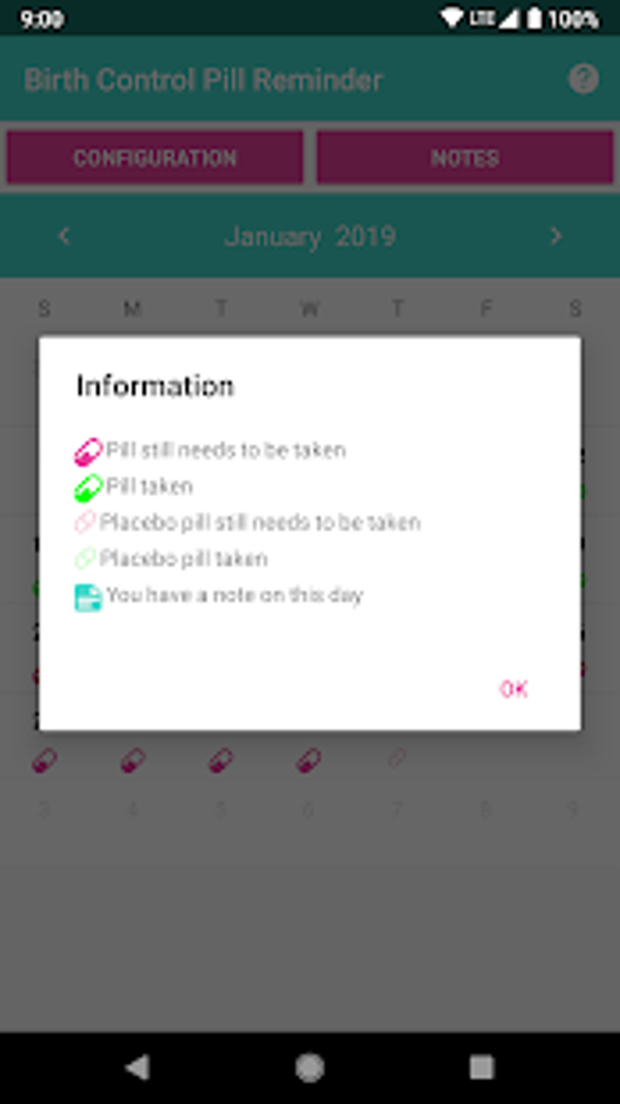 Birth Control Pill Reminder  Tracker