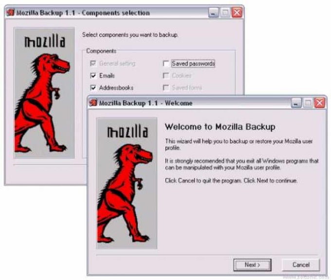 Mozilla Backup Mozilla Backup