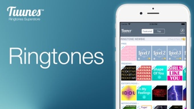 TUUNES Ringtones  Text Tones