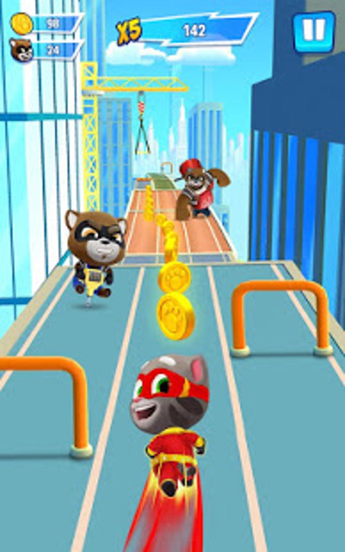 JOGO GATO TOM HERO DASH - My Talking Tom Hero Dash - Família Rocha