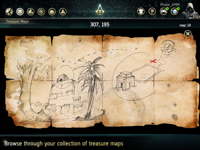 Assassin's Creed IV: Black Flag San Andrés Treasure map Treasure map, map,  png