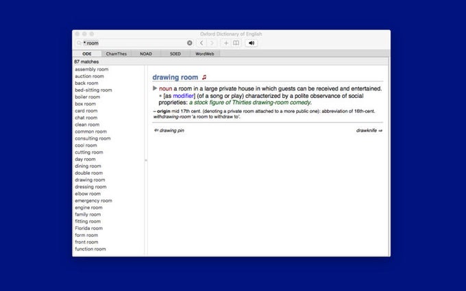 Oxford Dictionary of English for Mac - Download