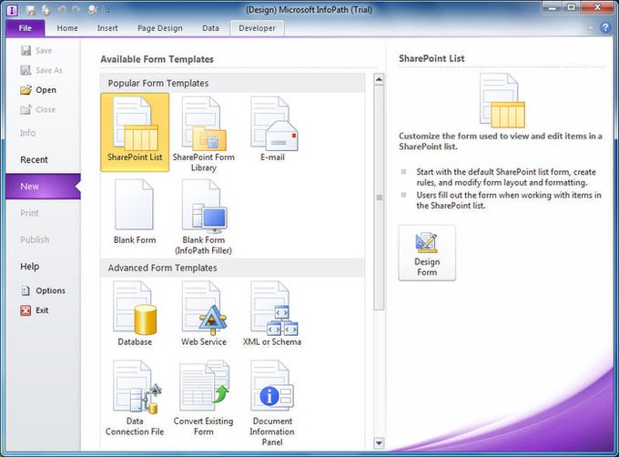 Microsoft InfoPath Microsoft InfoPath
