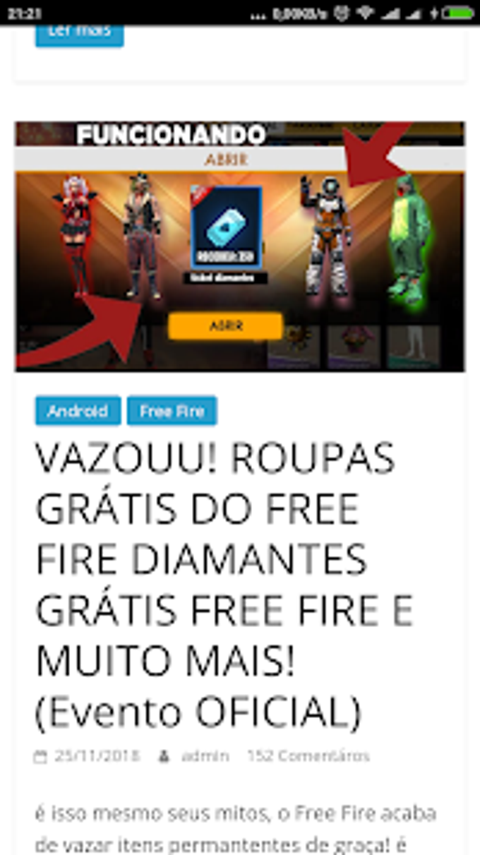 Free Diamantes Para fogo livre - Dicas